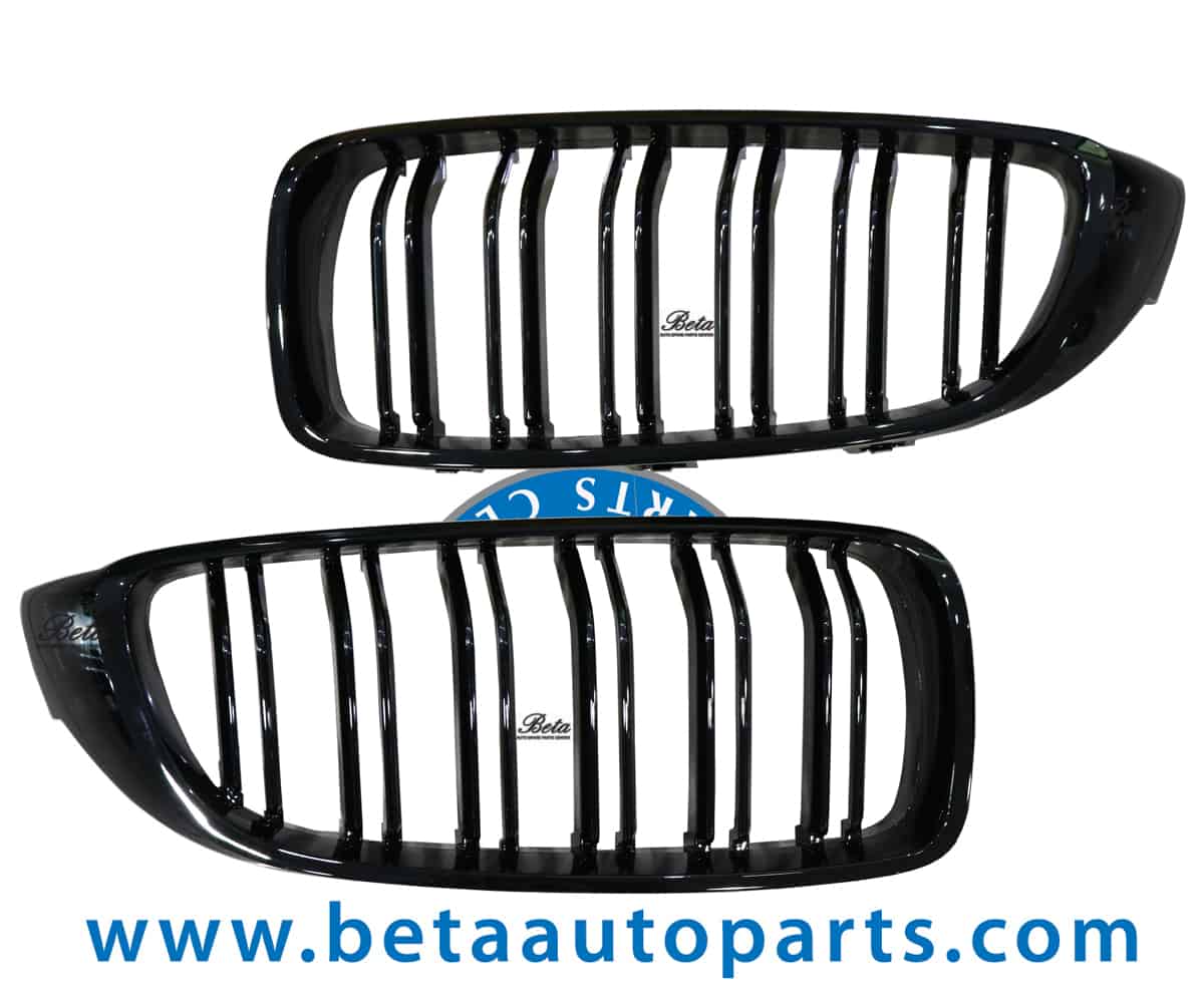 Radiator Grilles M Look -Gloss Black for BMW 4 Series F32/F36 2014-2017 models, Part Number 51712336813 / 51712336814 Radiator Grilles M Look -Gloss Black for BMW 4 Series F32/F36 2014-2017 models, Part Number 51712336813 / 51712336814